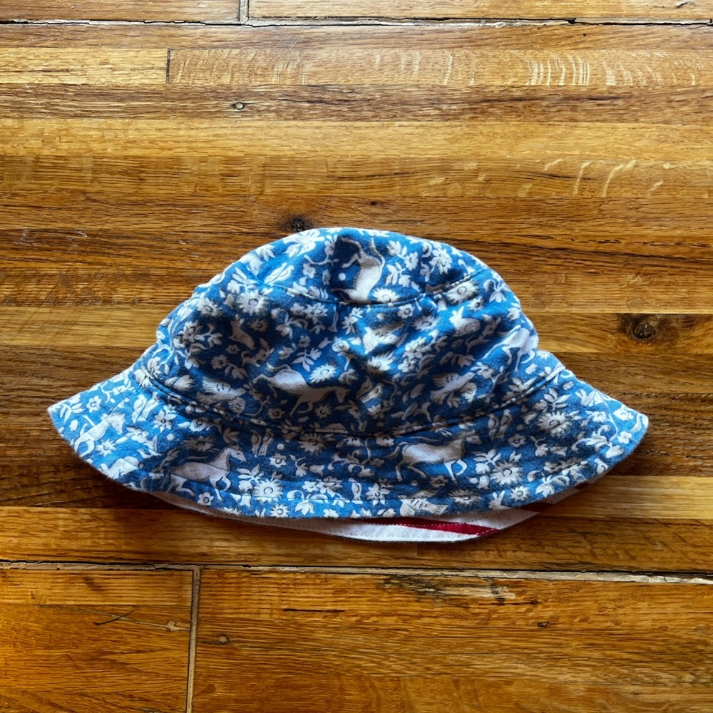 Mini Boden Print Reversible Sun Hat Flaw*